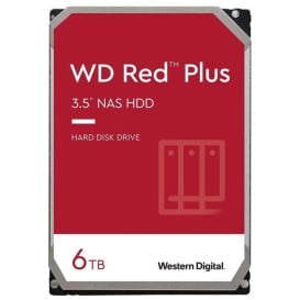 Dysk HDD 6 TB SATA 3,5" WD Red Plus WD60EFPX - 3,5"/SATA III/256 MB/5400 rpm