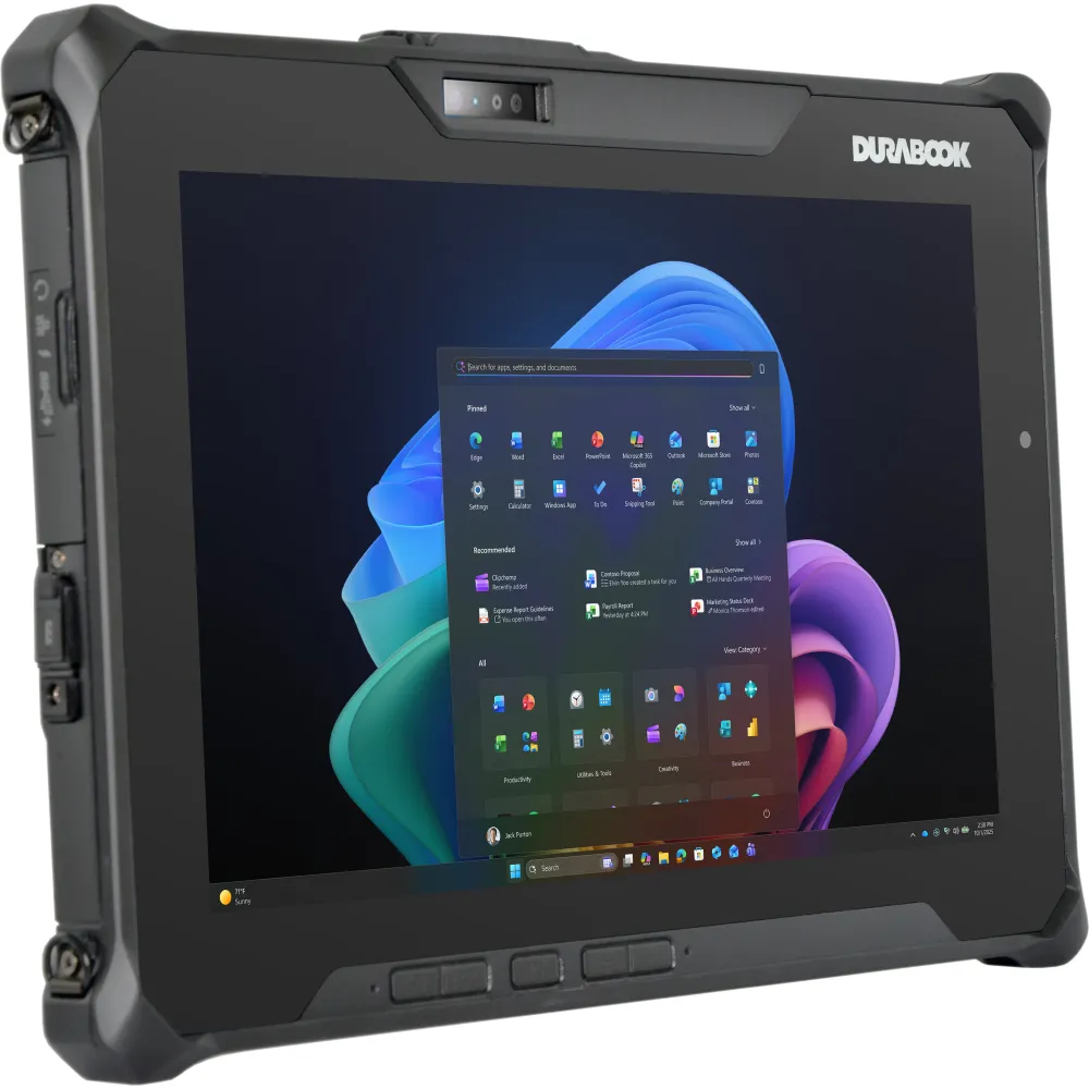 Tablet Durabook R10 R10-KBD-FIELD_R0M1A2JE_BXM - Core Ultra 5 226V/10,1" WUXGA/256GB/RAM 16GB/LTE/Czarny/Kamera 11+5 + IRMpix/Win 11 Pro/3CI