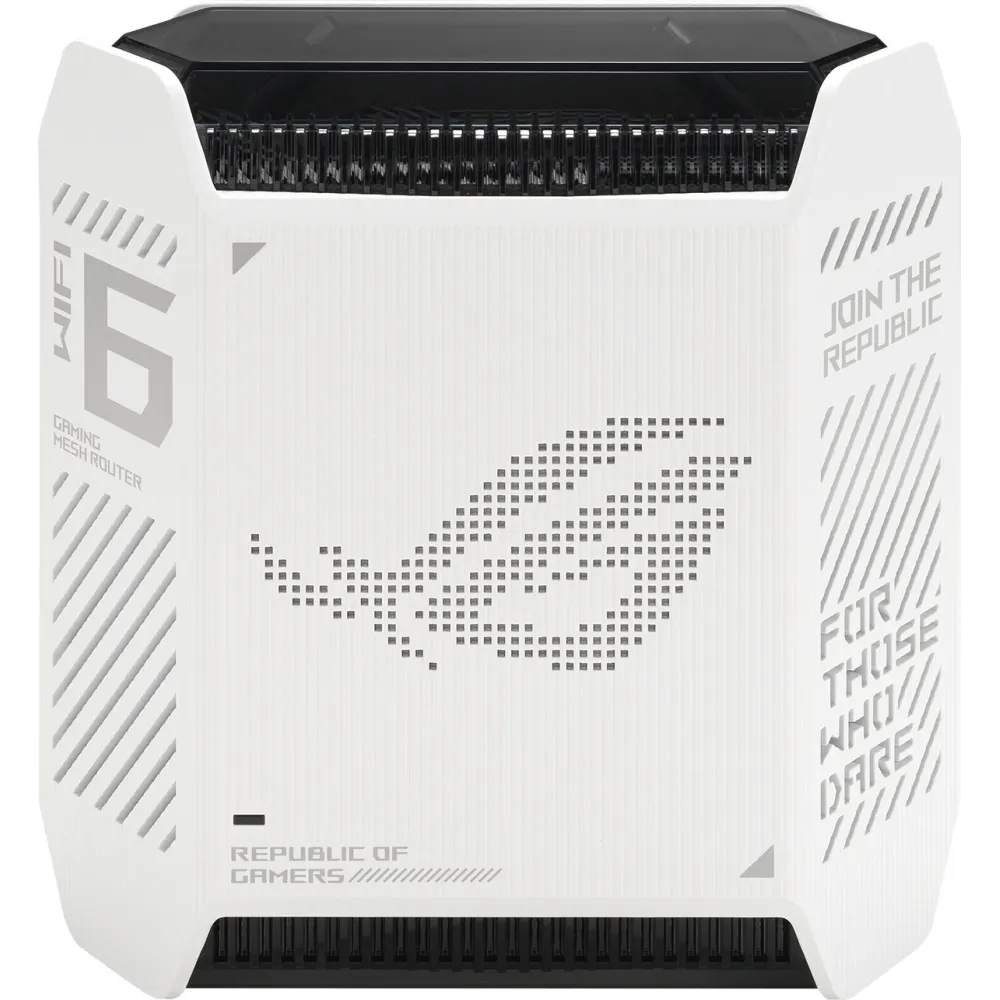 Wzmacniacz Wi-Fi ASUS ROG Rapture GT6 GT6 (1PK) WHITE AX10000 - Tri-band, Wi-Fi 6 (802.11ax), Biały