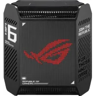 Wzmacniacz Wi-Fi ASUS ROG Rapture GT6 GT6 (1PK) BLACK AX10000 - Tri-band, Wi-Fi 6 (802.11ax), Czarny