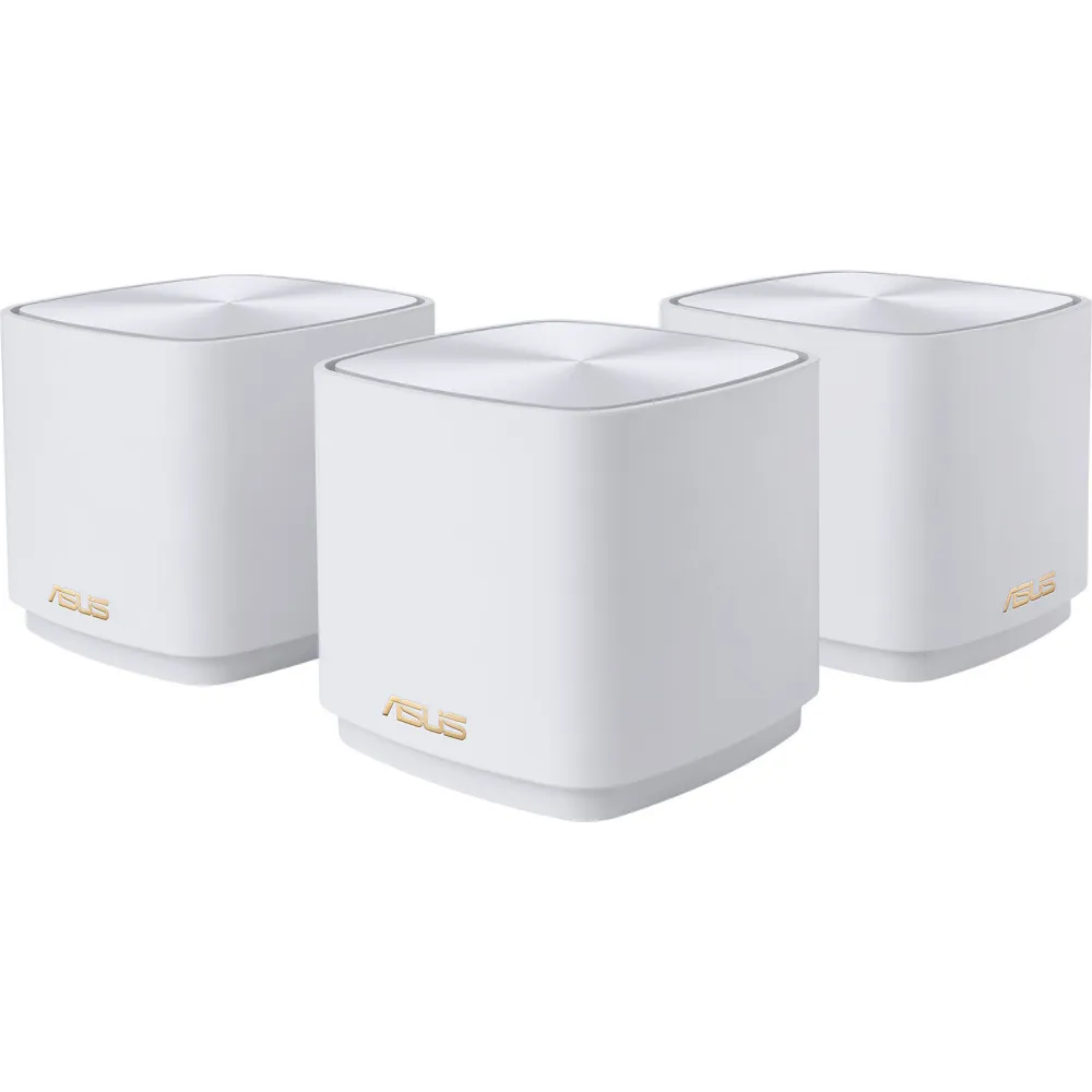Wzmacniacz Wi-Fi ASUS ZenWiFi XD5 ZENWIFI XD5 3PK WHITE - WiFi 6 (802.11ax), AiMesh, 3 sztuki, Białe