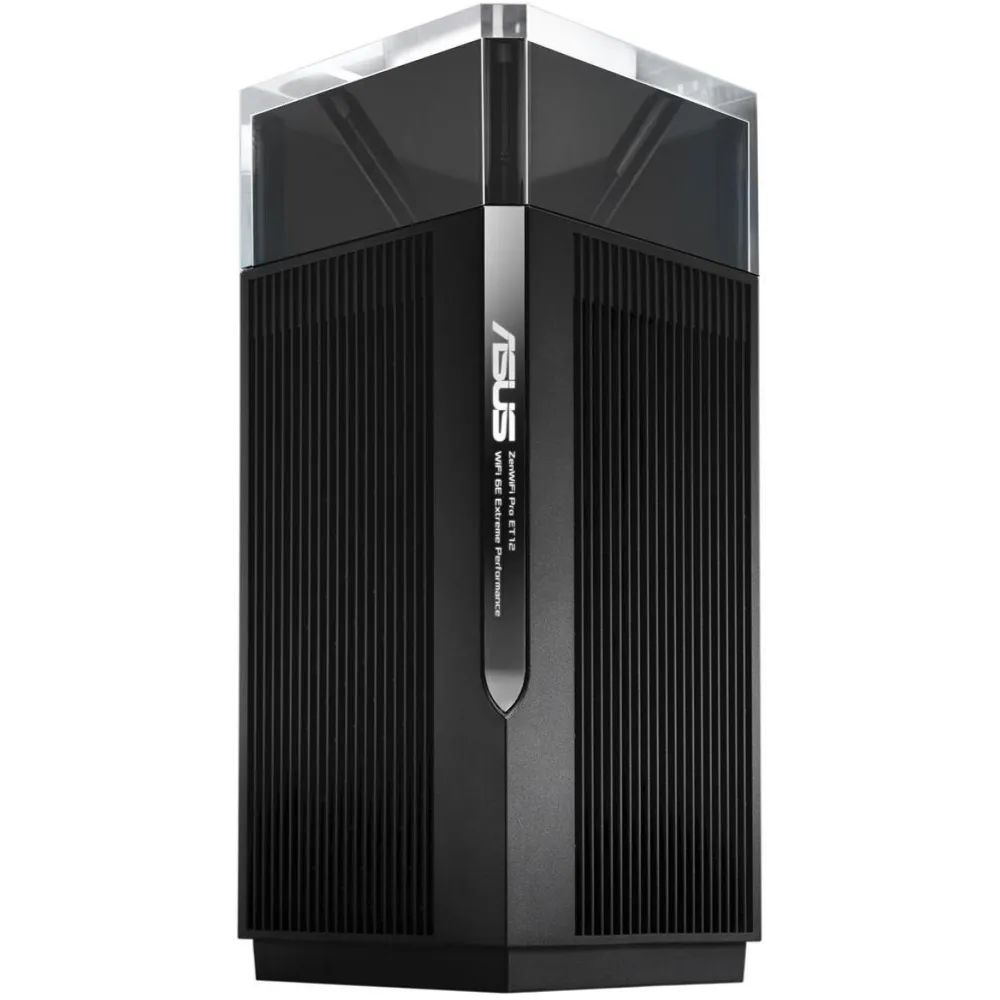 Wzmacniacz Wi-Fi ASUS ZenWiFi Pro ET12 ZENWIFI PRO ET12 (1PK) - Wi-Fi 6E (802.11ax), AiMesh, 1 sztuka, Czarny
