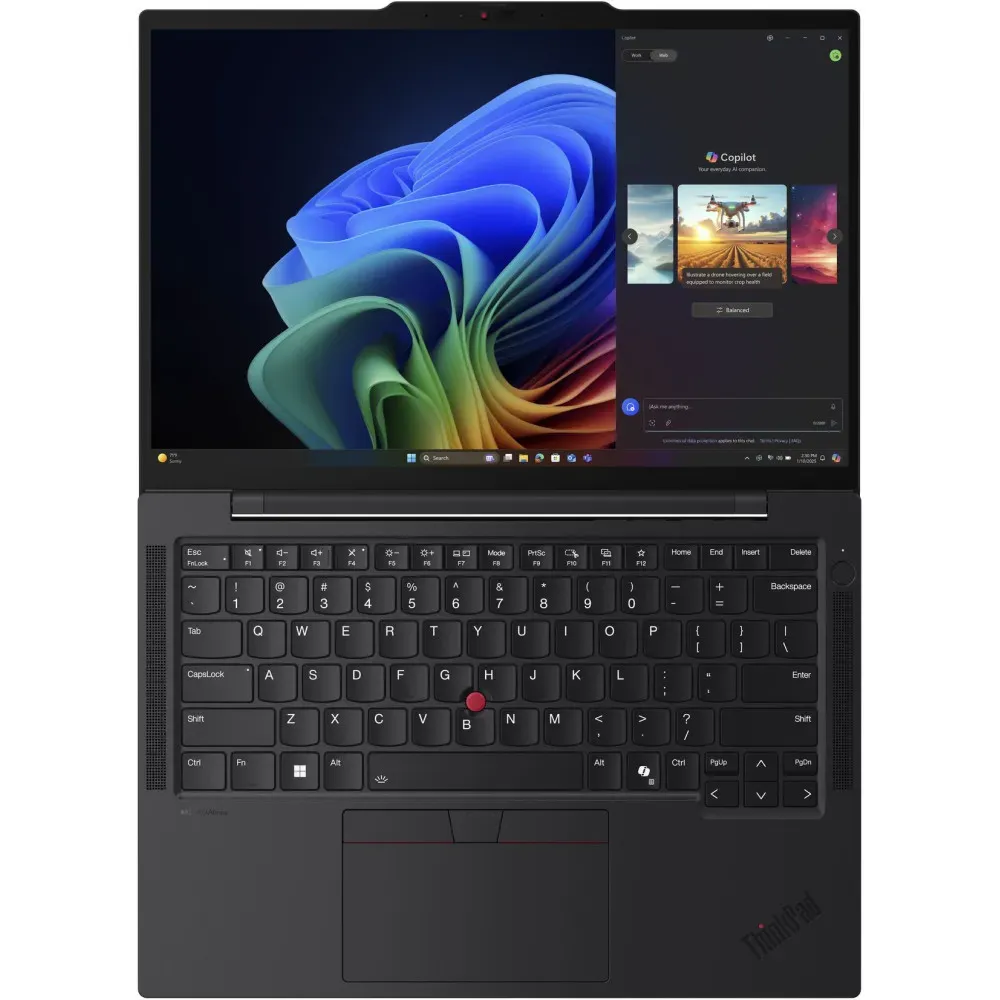 Zdjęcie produktu Laptop Lenovo ThinkPad T14s Gen 6 Intel 21QXEZ95LPB - Core Ultra 5 228V/14" WUXGA IPS/RAM 32GB/SSD 2TB/Modem 5G/Windows 11 Pro