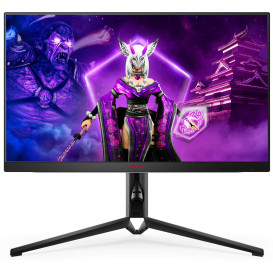 Monitor AOC AG274QG - 27"/2560x1440 (QHD)/240Hz/IPS/HDR/1 ms/pivot/Czarno-czerwony
