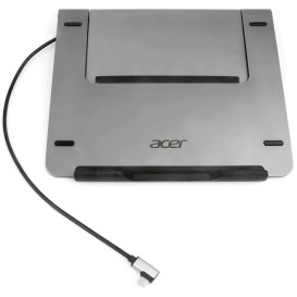 Podstawka pod laptopa Acer Stand + 5-in-1 Docking HP.DSCAB.012 - 1 x HDMI/1 x USB-C/3 x USB-A/Kolor srebrny