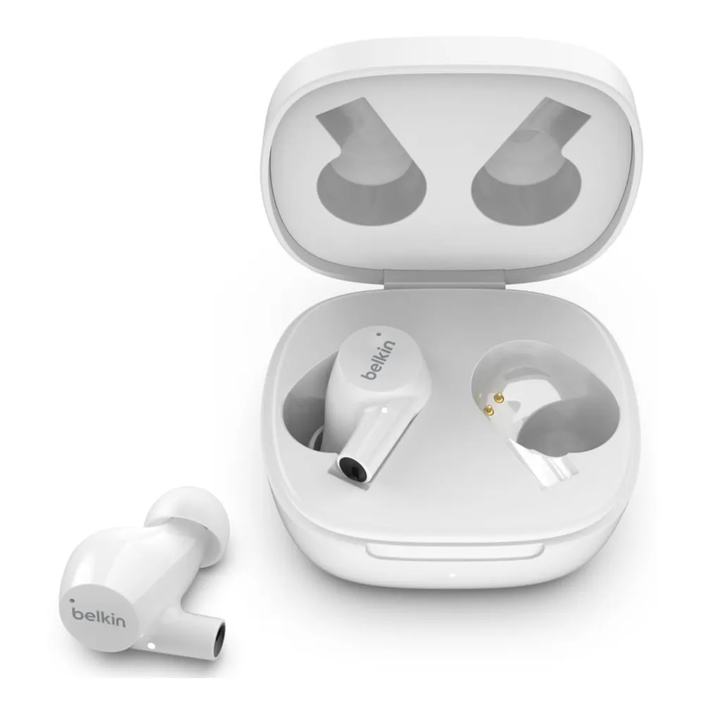 Słuchawki bezprzewodowe douszne Belkin Soundform Rise True Wireless Earbuds AUC004BTWH - Białe - AUC004BTWH | Sklep ITnes.pl - I