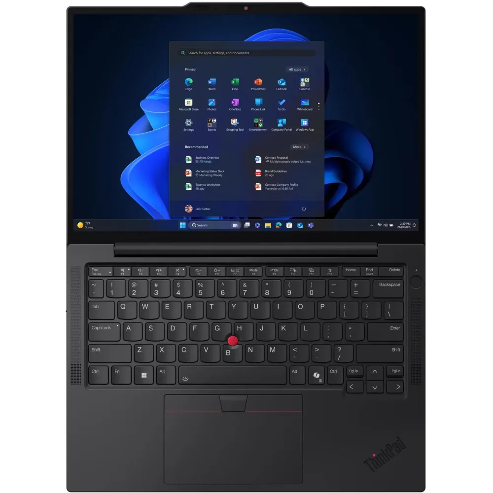 Laptop Lenovo ThinkPad X13 Gen 7 Intel 21YH004TPB - Core Ultra 7 355/13,3" WUXGA IPS MT/RAM 32GB/SSD 512GB/Windows 11 Pro/3OS-Pr - zdjęcie