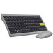 Zestaw bezprzewodowy klawiatury i myszy Acer VERO Combo Set AAK124 GP.ACC11.02H - Optyczny, Szary, Żółty