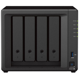 Serwer NAS Synology Desktop Plus DS923+ - Tower/AMD Ryzen R1600/4 GB RAM/4 wnęki/2 x M.2/hot-swap/3 lata Door-to-Door