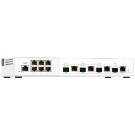 Switch zarządzalny QNAP QSW-M2106-4C - Desktop, 6 x 2,5Gbps, 4 x 10Gbps SFP+|1 x RJ45