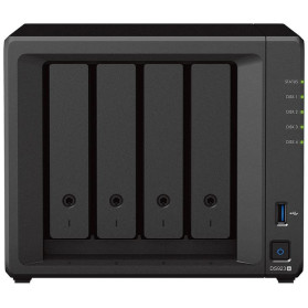 Serwer NAS Synology Desktop Plus DS923NFS - Tower, AMD Ryzen R1600, 4 GB RAM, 48 TB, 4 wnęki, 2 x M.2, 3 lata Door-to-Door - zdjęcie 3