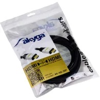 Kabel HDMI 2.0 Akyga Pro AK-HD-30P, High Speed with Ethernet, 3 m, Czarny | Sklep ITnes.pl, IT for BUSINESS