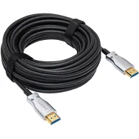 Kabel HDMI 2.1 Optyczny AOC Akyga AK-HD-100L - 10 m, Czarny