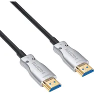 Kabel HDMI 2.1 Optyczny AOC Akyga AK-HD-200L - 20 m, Czarny
