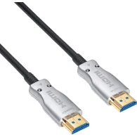 Kabel HDMI 2.1 Optyczny AOC Akyga AK-HD-400L - 40 m, Czarny