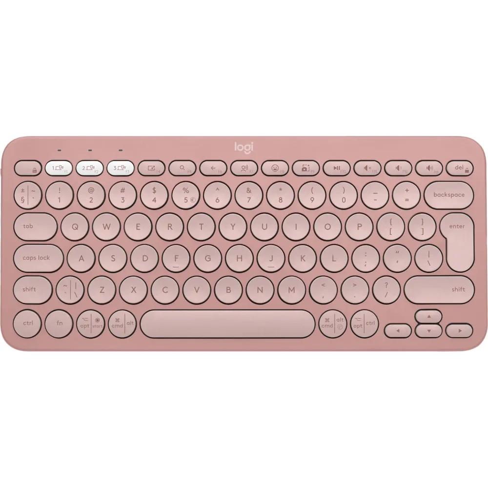 Klawiatura bezprzewodowa Logitech Pebble Keys 2 K380s 920-011853 - Różowa