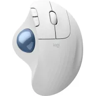 Trackball bezprzewodowy Logitech ERGO M575S 910-007030, Biała z niebieską kulą | Sklep ITnes.pl, IT for BUSINESS
