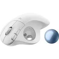 Trackball bezprzewodowy Logitech ERGO M575S 910-007030, Biała z niebieską kulą | Sklep ITnes.pl, IT for BUSINESS
