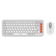 Zestaw bezprzewodowy klawiatury i myszy Logitech POP Icon Combo 920-013141, Pomarańczowy i biały | Sklep ITnes.pl, IT for BUSINESS