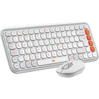 Zestaw bezprzewodowy klawiatury i myszy Logitech POP Icon Combo 920-013141, Pomarańczowy i biały | Sklep ITnes.pl, IT for BUSINESS