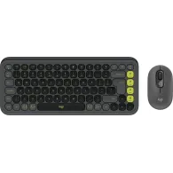 Zestaw bezprzewodowy klawiatury i myszy Logitech POP Icon Combo 920-013140, Grafitowy i zielony | Sklep ITnes.pl, IT for BUSINESS