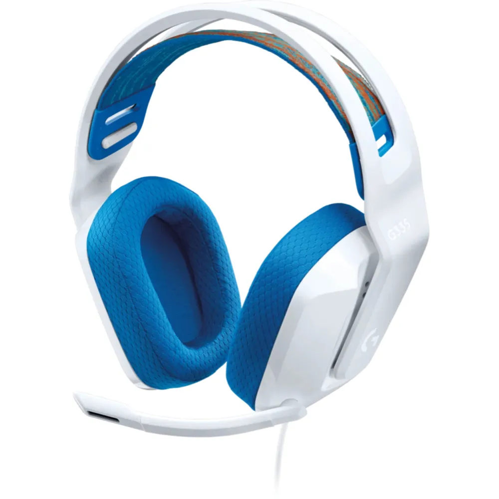 Zestaw słuchawkowy Logitech G335 Wired Gaming Headset 981-001018 - Biały