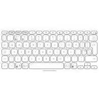Klawiatura bezprzewodowa Logitech Keys-to-Go 2 920-012985 - Jasnoszara