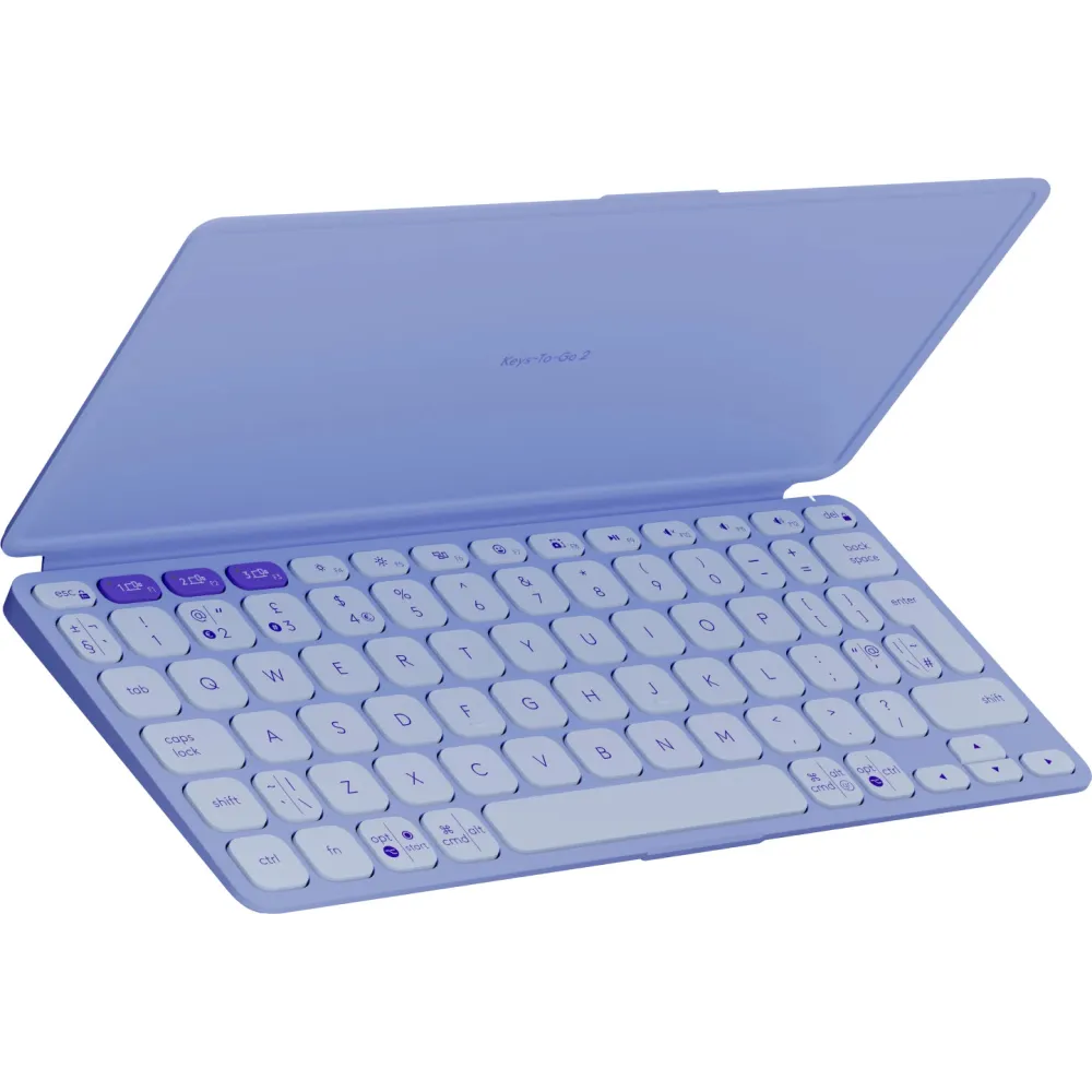 Klawiatura bezprzewodowa Logitech Keys-to-Go 2 920-012986 - Fioletowa