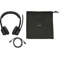 Zestaw słuchawkowy Logitech Zone 305 981-001458 - Teams, Bluetooth, Czarny