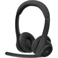 Zestaw słuchawkowy Logitech Zone 305 981-001451 - Teams, z odbiornikiem, Czarny