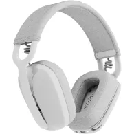 Słuchawki bezprzewodowe Logitech Zone Vibe Wireless 981-001171 - Teams, z odbiornikiem, Białe