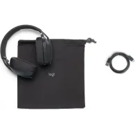 Słuchawki bezprzewodowe Logitech Zone Vibe Wireless 981-001441 - Teams, Bluetooth, Grafitowe