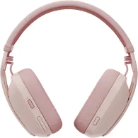 Słuchawki bezprzewodowe Logitech Zone Vibe Wireless 981-001176 - Teams, z odbiornikiem, Różowe