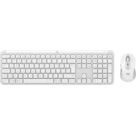 Zestaw bezprzewodowy klawiatury i myszy Logitech Signature Slim Combo MK950 920-012491 - Biały