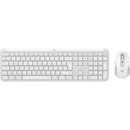 Zestaw bezprzewodowy klawiatury i myszy Logitech Signature Slim Combo MK950 920-012491 - Biały