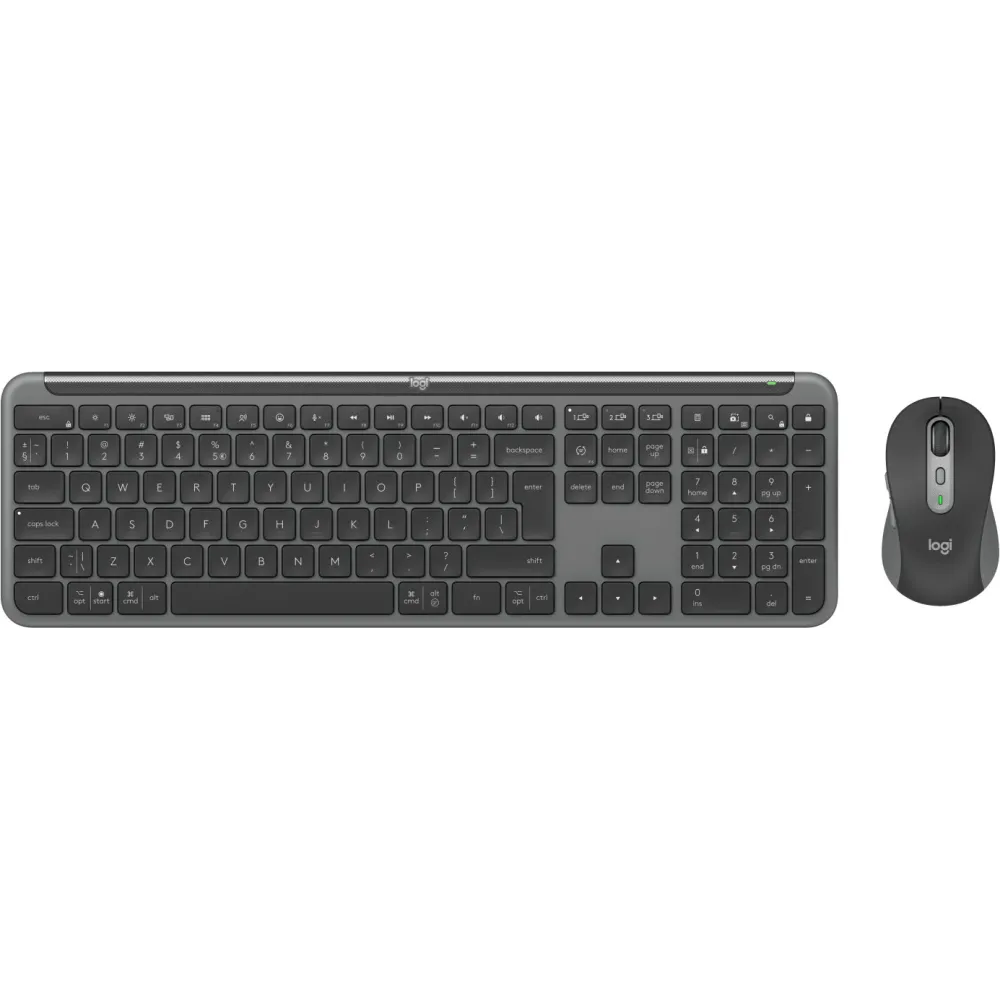 Zestaw bezprzewodowy klawiatury i myszy Logitech Signature Slim Combo MK950 920-012490 - Czarny