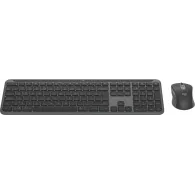 Zestaw bezprzewodowy klawiatury i myszy Logitech Signature Slim Combo MK950 920-012490 - Czarny