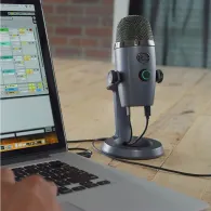 Mikrofon Logitech Blue Yeti Nano 988-000205 - USB, Szary