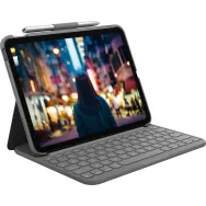 Klawiatura z etui Logitech Slim Folio 920-011429 do iPada 10. gen., Szare, układ EN, bez rysika | Sklep ITnes.pl, IT for BUSINESS