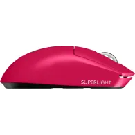 Mysz bezprzewodowa Logitech PRO X SUPERLIGHT 2 SE 910-007786 - LIGHTSPEED, Amarantowa