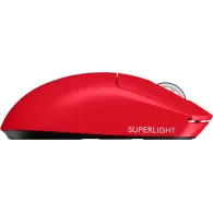Mysz bezprzewodowa Logitech PRO X SUPERLIGHT 2 SE 910-007552 - LIGHTSPEED, Czerwona