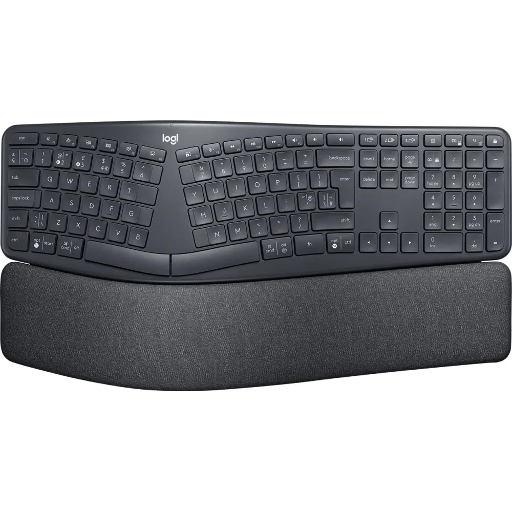Klawiatura bezprzewodowa Logitech Ergo K860 920-010351 - EN UK, Czarna