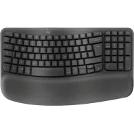 Zestaw bezprzewodowy klawiatury i myszy Logitech Wave Keys and Lift Combo 920-013635 - Grafitowy