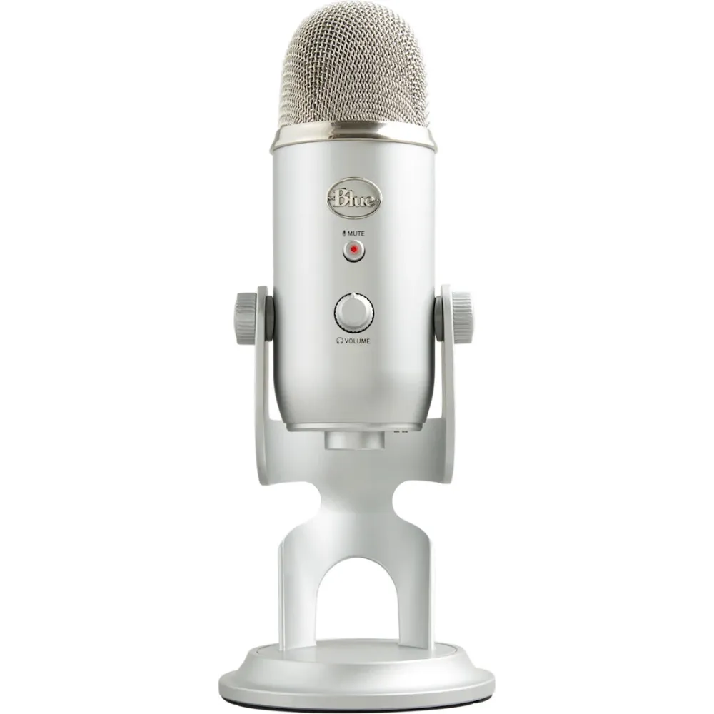 Mikrofon Logitech Blue Yeti 988-000238 - USB, Srebrny