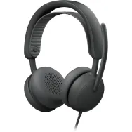 Słuchawki przewodowe nauszne Logitech Zone Wired 2 for Business 981-001615 - Grafitowe