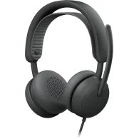 Słuchawki przewodowe nauszne Logitech Zone Wired 2 for Business 981-001618 - UC, Grafitowe