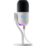 Mikrofon Logitech Yeti GX 988-000576 - USB, LIGHTSYNC RGB, Biały