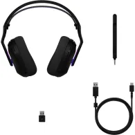 Słuchawki bezprzewodowe nauszne Logitech G522 LIGHTSPEED 981-001544 - LIGHTSYNC RGB, Czarne