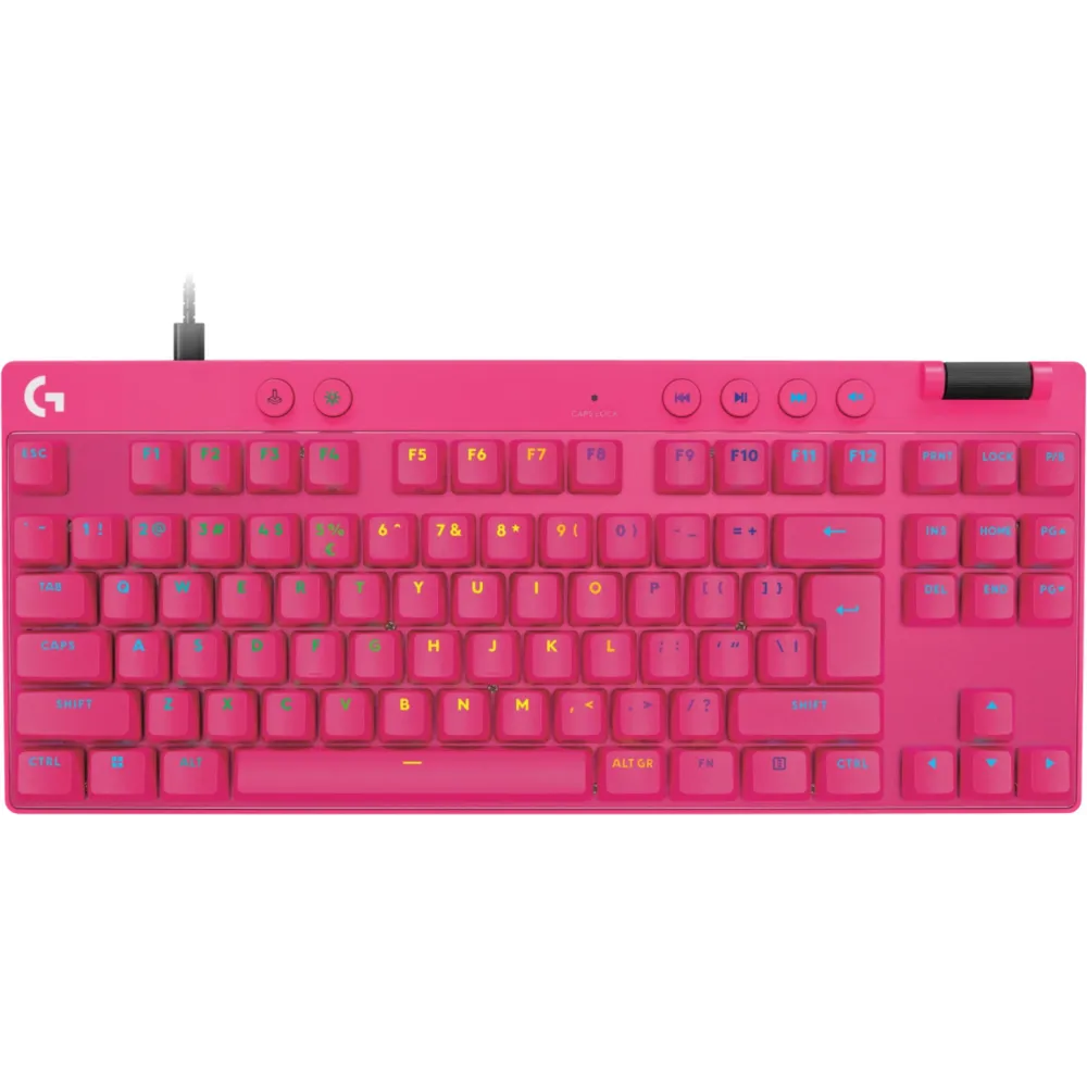 Klawiatura przewodowa Logitech PRO X TKL Rapid 920-013253, Amarantowa | Sklep ITnes.pl, IT for BUSINESS