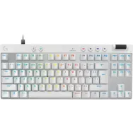Klawiatura przewodowa Logitech PRO X TKL Rapid 920-013242 - Biała